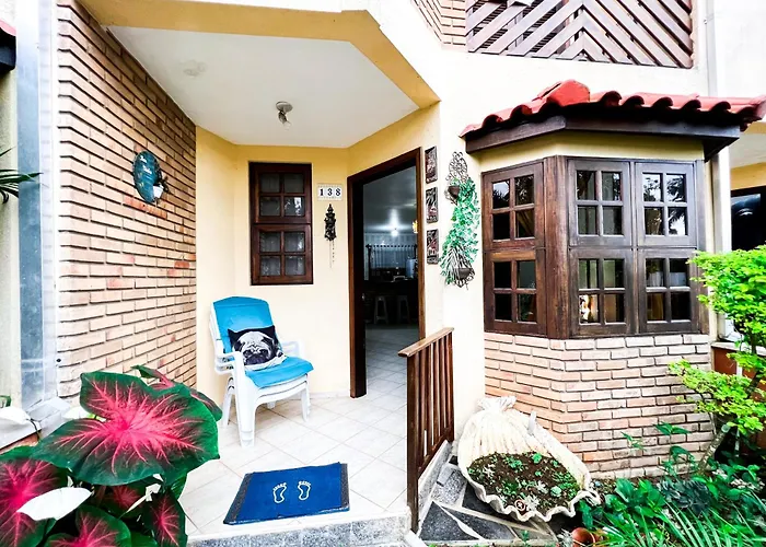 Paz E Mar Beach House - Area Gourmet Completa
