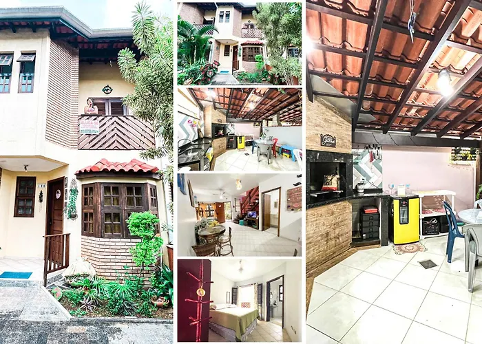 Paz E Mar Beach House - Area Gourmet Completa