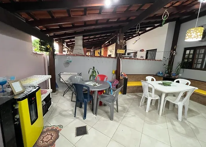 Paz E Mar Beach House - Area Gourmet Completa